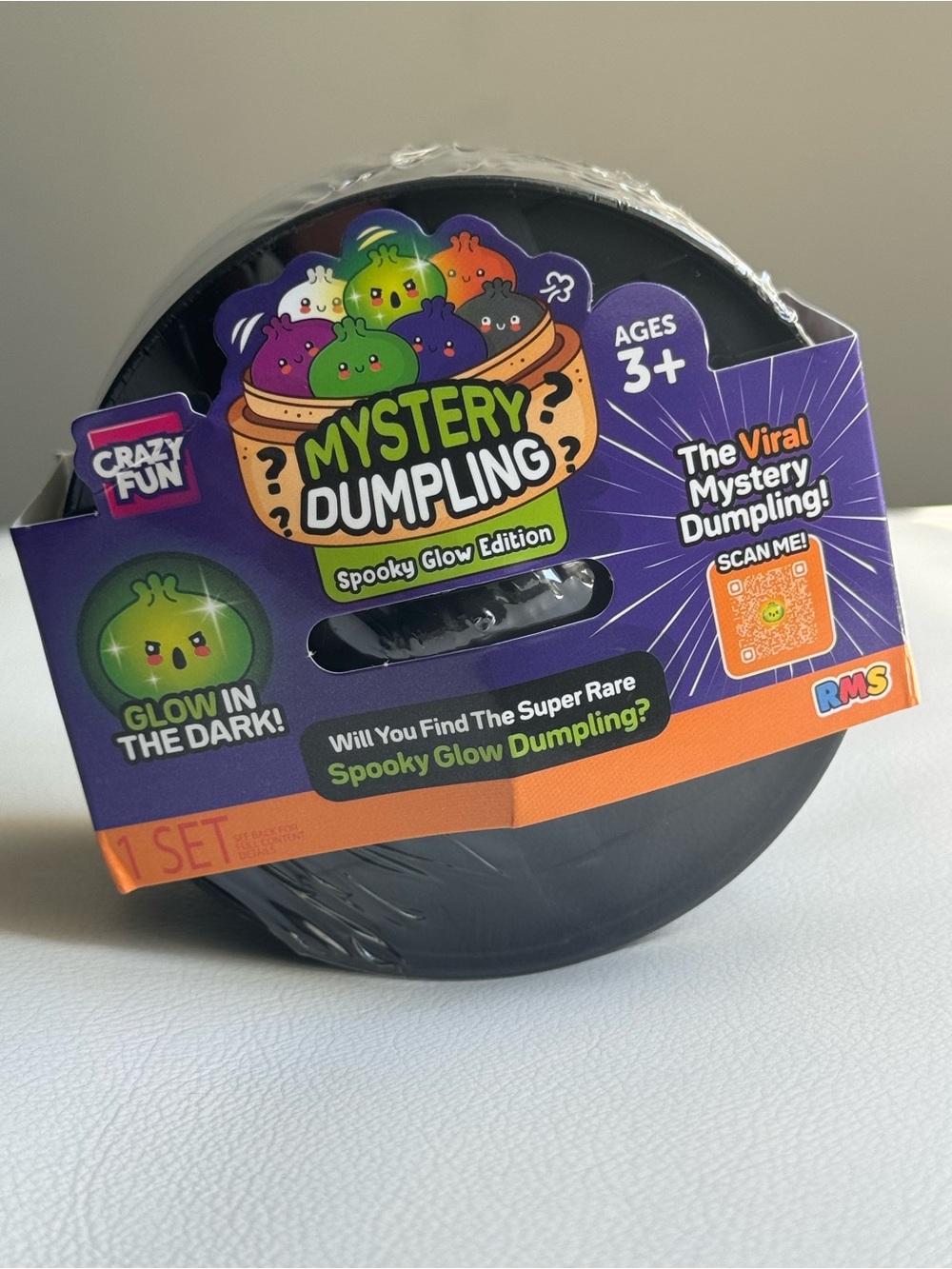 Crazy Fun Mystery Dumpling Squishy Spooky Glow Halloween Authentic RMS Original